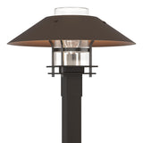 Hubbardton Forge 2021 Coastal Oil Rubbed Bronze Coastal Bronze Clear Glass (ZM) Henry Outdoor Post Light