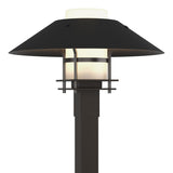 Hubbardton Forge 2021 Coastal Oil Rubbed Bronze Coastal Black Opal Glass (GG) Henry Outdoor Post Light