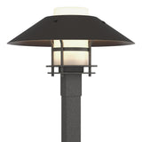 Hubbardton Forge 2021 Coastal Natural Iron Coastal Oil Rubbed Bronze Opal Glass (GG) Henry Outdoor Post Light
