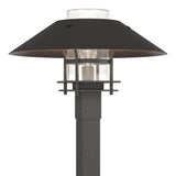 Hubbardton Forge 2021 Coastal Natural Iron Coastal Oil Rubbed Bronze Clear Glass (ZM) Henry Outdoor Post Light