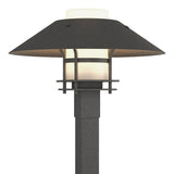 Hubbardton Forge 2021 Coastal Natural Iron Coastal Natural Iron Opal Glass (GG) Henry Outdoor Post Light