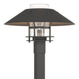 Hubbardton Forge 2021 Coastal Natural Iron Coastal Natural Iron Clear Glass (ZM) Henry Outdoor Post Light