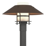 Hubbardton Forge 2021 Coastal Natural Iron Coastal Bronze Opal Glass (GG) Henry Outdoor Post Light