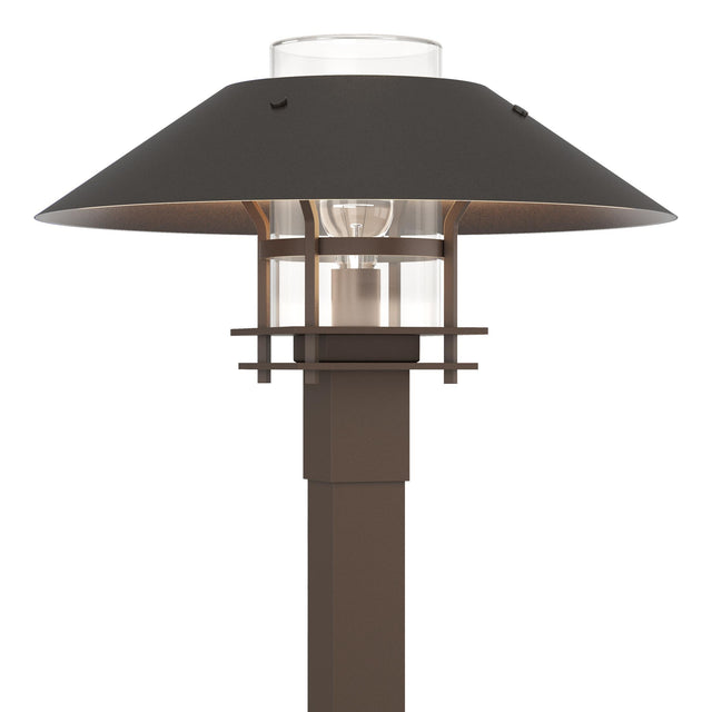 Hubbardton Forge 2021 Coastal Bronze Coastal Oil Rubbed Bronze Clear Glass (ZM) Henry Outdoor Post Light