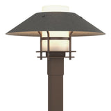 Hubbardton Forge 2021 Coastal Bronze Coastal Natural Iron Opal Glass (GG) Henry Outdoor Post Light