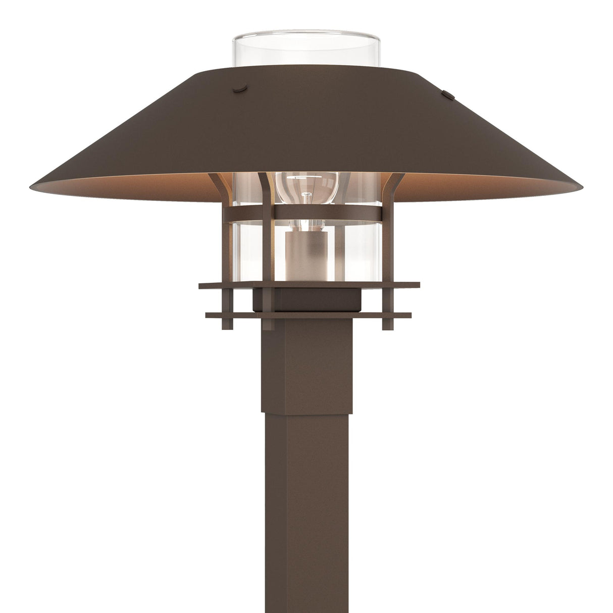Hubbardton Forge 2021 Coastal Bronze Coastal Bronze Clear Glass (ZM) Henry Outdoor Post Light