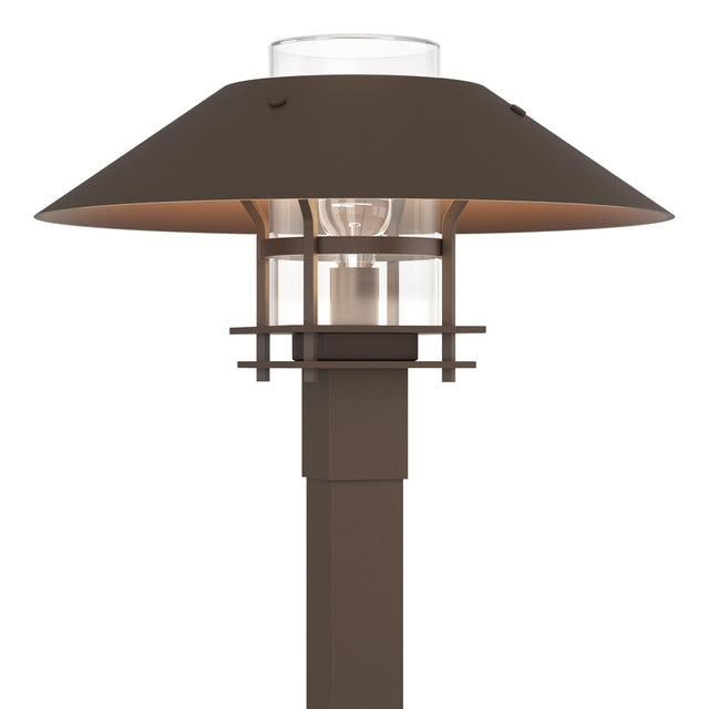 Hubbardton Forge 2021 Coastal Bronze Coastal Bronze Clear Glass (ZM) Henry Outdoor Post Light