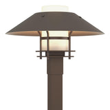 Hubbardton Forge 2021 Coastal Bronze Coastal Dark Smoke Opal Glass (GG) Henry Outdoor Post Light