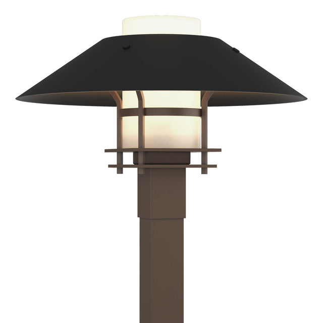Hubbardton Forge 2021 Coastal Bronze Coastal Black Opal Glass (GG) Henry Outdoor Post Light
