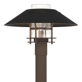 Hubbardton Forge 2021 Coastal Bronze Coastal Black Clear Glass (ZM) Henry Outdoor Post Light