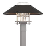 Hubbardton Forge 2021 Coastal Burnished Steel Coastal Oil Rubbed Bronze Clear Glass (ZM) Henry Outdoor Post Light