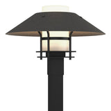 Hubbardton Forge 2021 Coastal Black Coastal Natural Iron Opal Glass (GG) Henry Outdoor Post Light