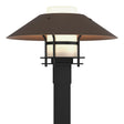 Hubbardton Forge 2021 Coastal Black Coastal Bronze Opal Glass (GG) Henry Outdoor Post Light