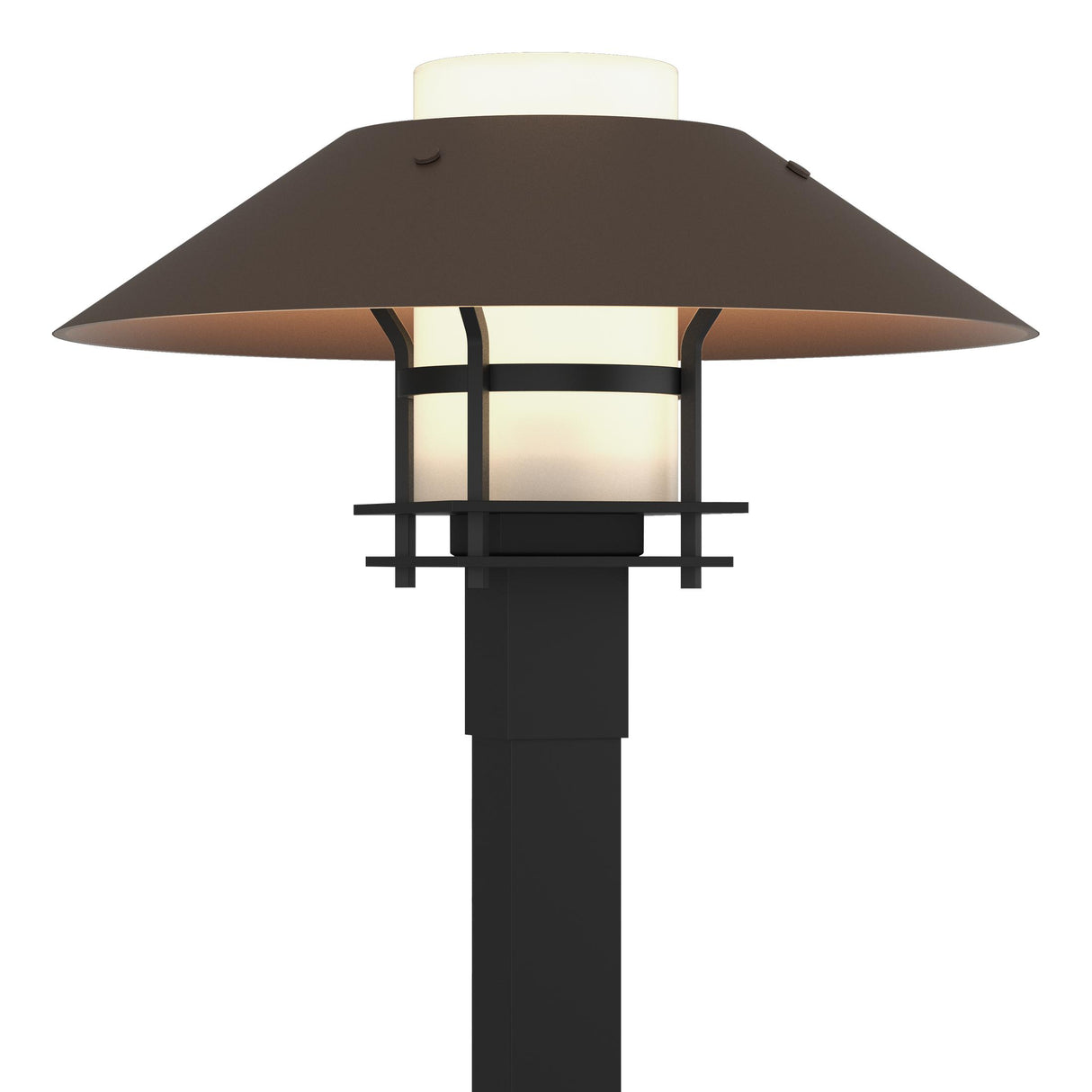 Hubbardton Forge 2021 Coastal Black Coastal Bronze Opal Glass (GG) Henry Outdoor Post Light