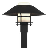 Hubbardton Forge 2021 Coastal Black Coastal Black Opal Glass (GG) Henry Outdoor Post Light