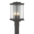 Hubbardton Forge 2021 Coastal Oil Rubbed Bronze Translucent Vintage Platinum Clear Glass (ZM) Kingston Outdoor Post Light