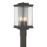 Hubbardton Forge 2021 Coastal Oil Rubbed Bronze Translucent Vintage Platinum Clear Glass (ZM) Kingston Outdoor Post Light