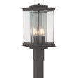 Hubbardton Forge 2021 Coastal Natural Iron Translucent Vintage Platinum Clear Glass (ZM) Kingston Outdoor Post Light