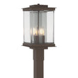 Hubbardton Forge 2021 Coastal Bronze Translucent Vintage Platinum Clear Glass (ZM) Kingston Outdoor Post Light