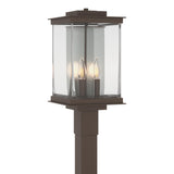 Hubbardton Forge 2021 Coastal Bronze Translucent Vintage Platinum Clear Glass (ZM) Kingston Outdoor Post Light