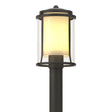 Hubbardton Forge 2012 Coastal Natural Iron Seeded Glass with Opal Diffuser (ZS) Meridian Outdoor Post Light