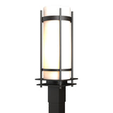 Hubbardton Forge 2002 Coastal Oil Rubbed Bronze Opal Glass (GG) Banded Outdoor Post Light