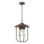 Hubbardton Forge 2019 Coastal Bronze Clear Glass (ZM) Erlenmeyer Outdoor Pendant
