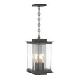 Hubbardton Forge 2021 Coastal Oil Rubbed Bronze Translucent Vintage Platinum Clear Glass (ZM) Kingston Outdoor Large Lantern