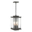 Hubbardton Forge 2021 Coastal Natural Iron Translucent Vintage Platinum Clear Glass (ZM) Kingston Outdoor Large Lantern
