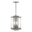 Hubbardton Forge 2021 Coastal Burnished Steel Translucent Vintage Platinum Clear Glass (ZM) Kingston Outdoor Large Lantern