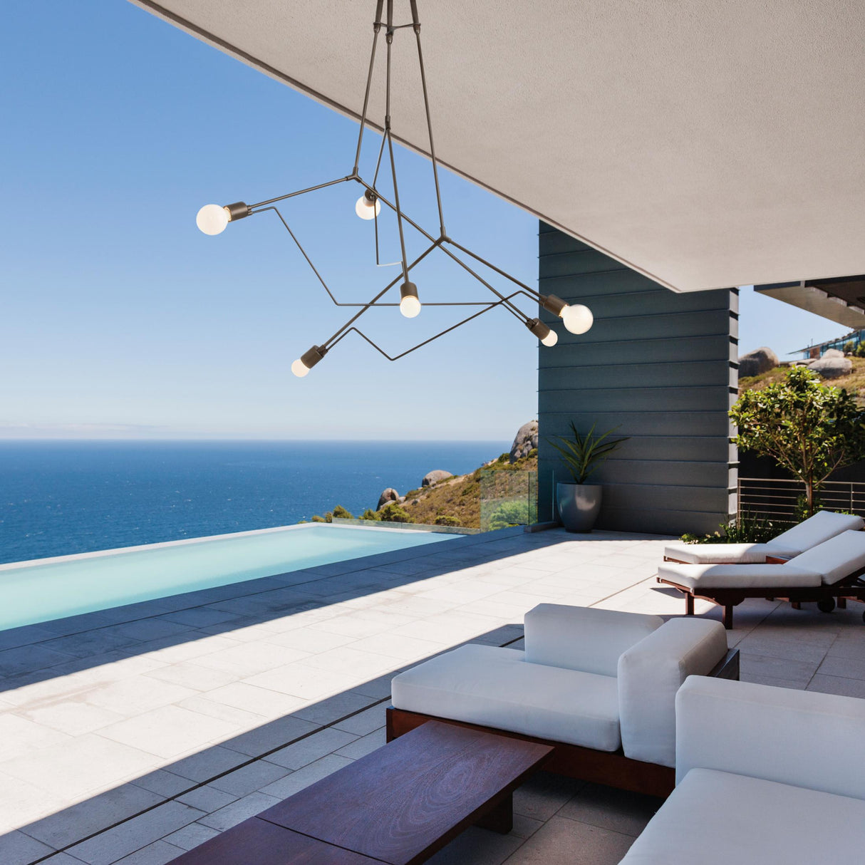 Hubbardton Forge 2016 Coastal Bronze Standard Divergence Outdoor Pendant