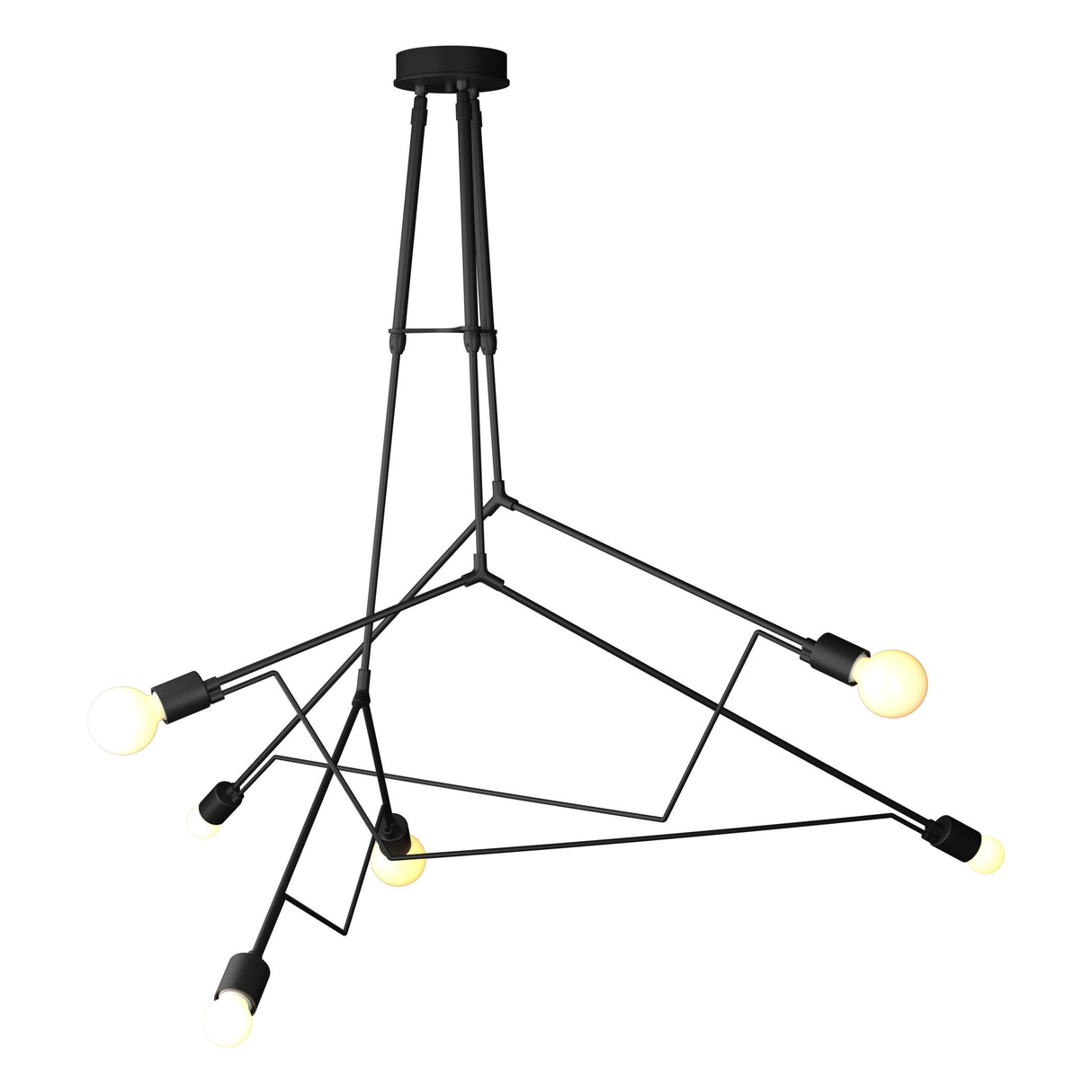 Hubbardton Forge 2016 Coastal Black Standard Divergence Outdoor Pendant