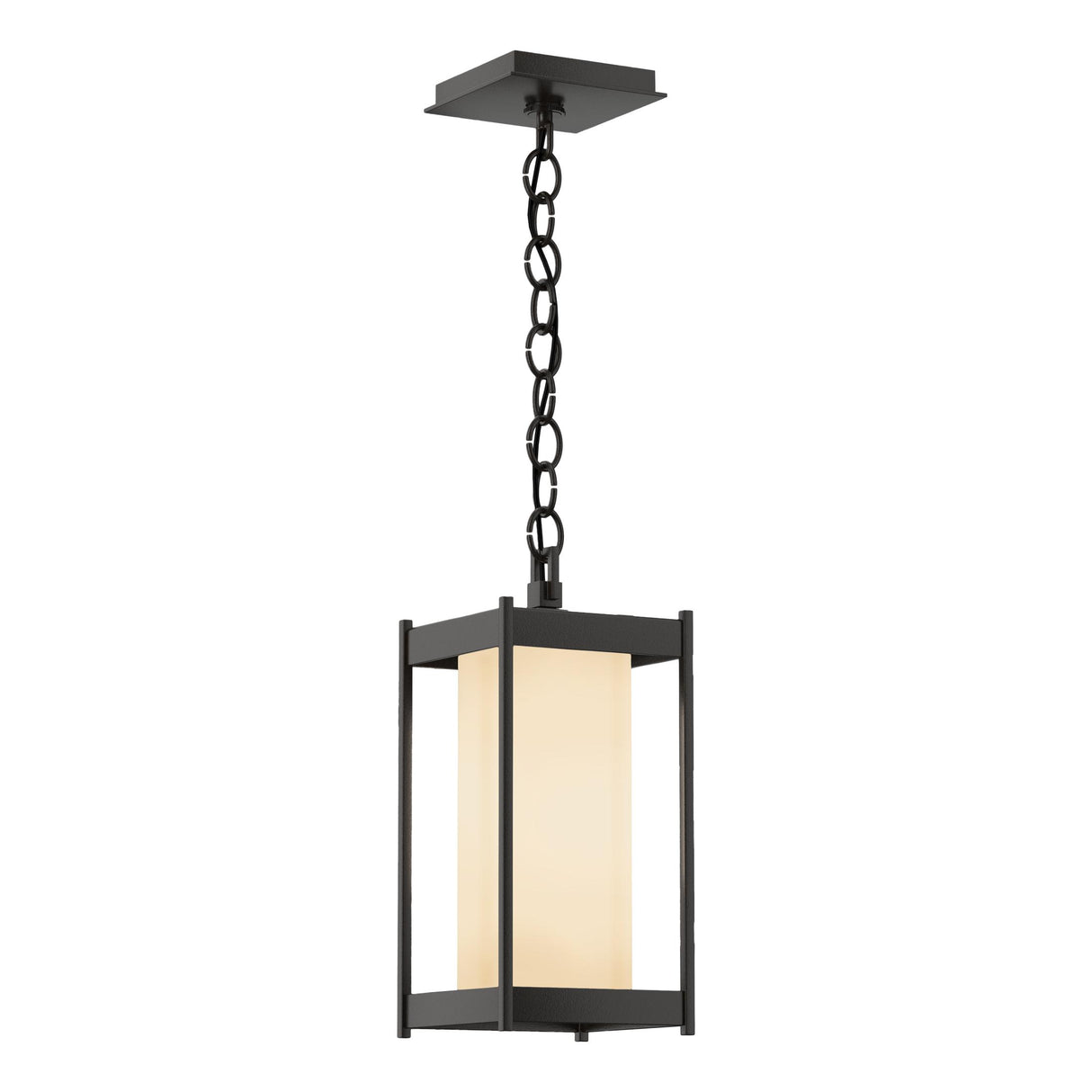 Hubbardton Forge 2023 Coastal Oil Rubbed Bronze Opal Glass (GG) Cela Medium Outdoor Lantern