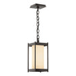 Hubbardton Forge 2023 Coastal Bronze Opal Glass (GG) Cela Medium Outdoor Lantern