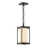 Hubbardton Forge 2023 Coastal Bronze Opal Glass (GG) Cela Medium Outdoor Lantern