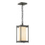 Hubbardton Forge 2023 Coastal Natural Iron Opal Glass (GG) Cela Medium Outdoor Lantern