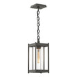 Hubbardton Forge 2023 Coastal Natural Iron Clear Glass (ZM) Cela Medium Outdoor Lantern