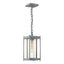 Hubbardton Forge 2023 Coastal Burnished Steel Clear Glass (ZM) Cela Medium Outdoor Lantern