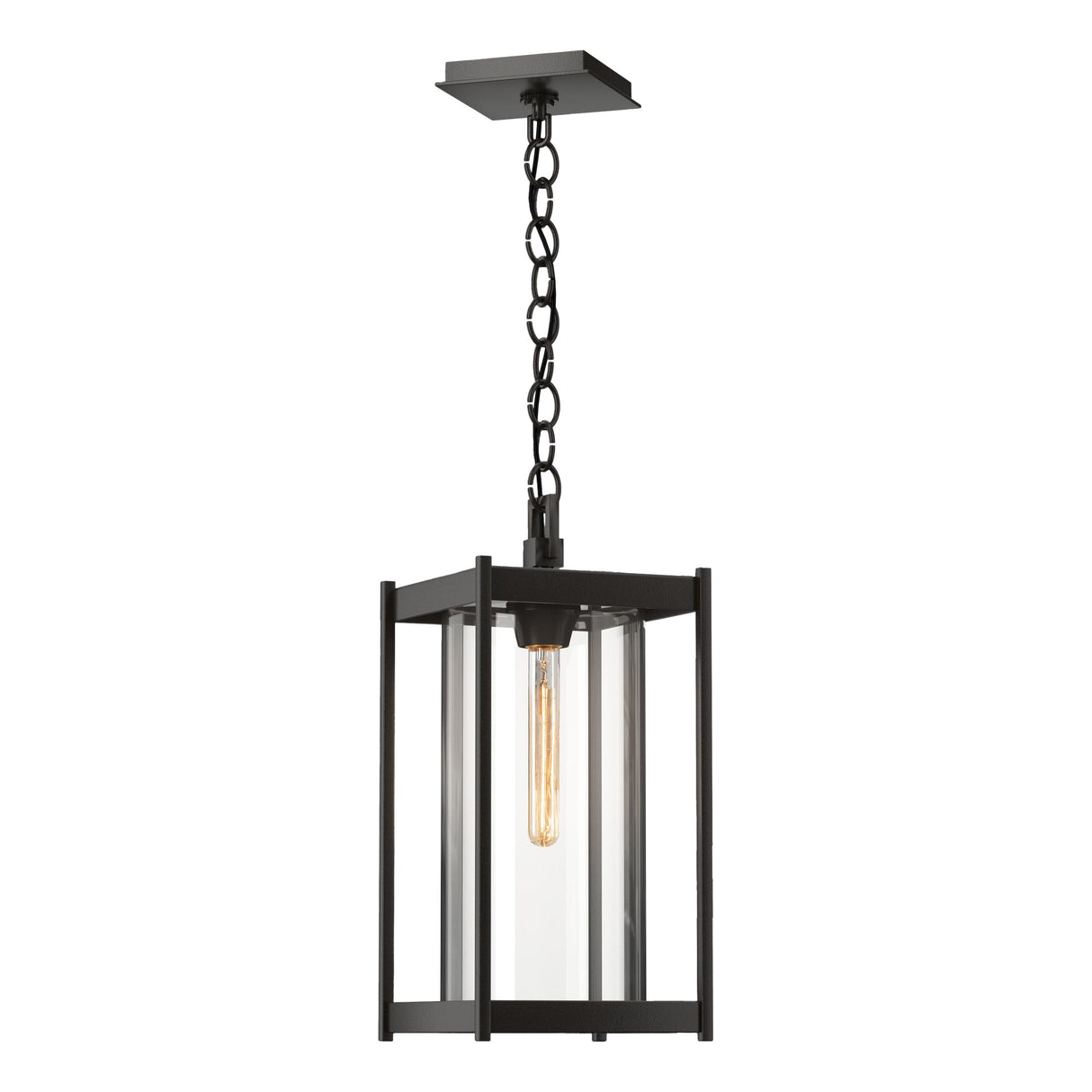 Hubbardton Forge 2023 Coastal Oil Rubbed Bronze Clear Glass (ZM) Cela Large Outdoor Lantern