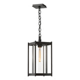 Hubbardton Forge 2023 Coastal Oil Rubbed Bronze Clear Glass (ZM) Cela Large Outdoor Lantern