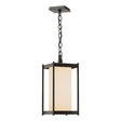 Hubbardton Forge 2023 Coastal Bronze Opal Glass (GG) Cela Large Outdoor Lantern