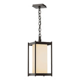 Hubbardton Forge 2023 Coastal Bronze Opal Glass (GG) Cela Large Outdoor Lantern