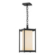 Hubbardton Forge 2023 Coastal Black Opal Glass (GG) Cela Large Outdoor Lantern