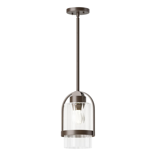 Hubbardton Forge 2023 Coastal Bronze Clear Glass (ZM) Multi Alcove Outdoor Pendant
