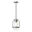 Hubbardton Forge 2023 Coastal Burnished Steel Clear Glass (ZM) Multi Alcove Outdoor Pendant