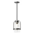Hubbardton Forge 2023 Coastal Black Clear Glass (ZM) Multi Alcove Outdoor Pendant
