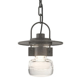 Hubbardton Forge 2014 Coastal Natural Iron Clear Glass (ZM) Mason Outdoor Ceiling Fixture