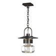 Hubbardton Forge 2016 Coastal Oil Rubbed Bronze Clear Glass (ZM) Mason Large Outdoor Ceiling Fixture