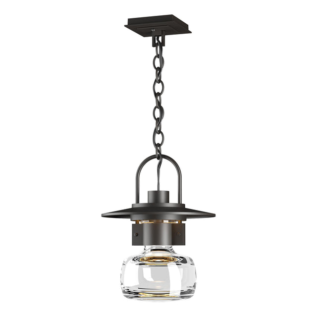 Hubbardton Forge 2016 Coastal Oil Rubbed Bronze Clear Glass (ZM) Mason Large Outdoor Ceiling Fixture