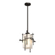 Hubbardton Forge 2023 Coastal Oil Rubbed Bronze Opal Glass (GG) Multi Tura Outdoor Pendant